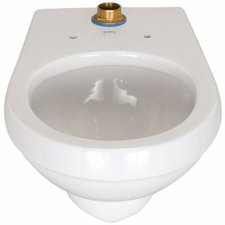 Zurn Elongated Wall Hung Flush Valve Toilet (with Antimicrobial Glaze) Z5615-BWL-AM